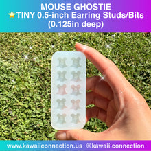Load image into Gallery viewer, Halloween Haunted Mouse Ghostie Ghost (w/ multiple size options) Silicone Mold for Resin Pendants Keychain Shaker Charm Phone Grip
