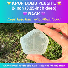 Load image into Gallery viewer, Fandom Soldout Plushie Front and Back Design Multiple Sizes K-Pop Silicone Mold for Resin Concert Freebie DIY
