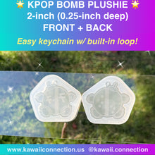 Load image into Gallery viewer, Fandom Soldout Plushie Front and Back Design Multiple Sizes K-Pop Silicone Mold for Resin Concert Freebie DIY
