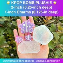Load image into Gallery viewer, Fandom Soldout Plushie Front and Back Design Multiple Sizes K-Pop Silicone Mold for Resin Concert Freebie DIY
