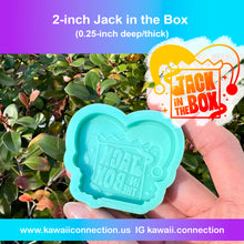 Load image into Gallery viewer, K-Pop 2-inch (0.25 inch deep) Jack in the Box Silicone Mold for Resin Kpop Badge Reel Charms Phone Grip DIY
