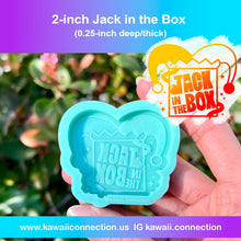 Load image into Gallery viewer, K-Pop 2-inch (0.25 inch deep) Jack in the Box Silicone Mold for Resin Kpop Badge Reel Charms Phone Grip DIY
