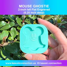 Load image into Gallery viewer, Halloween Haunted Mouse Ghostie Ghost (multiple size options) Silicone Mold for Resin Pendants Keychain Shaker Charm Phone Grip
