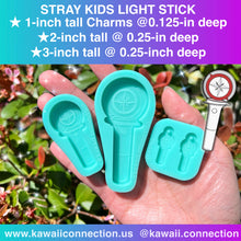 Load image into Gallery viewer, Stray Kids Light Stick Multi Size Options K-Pop Silicone Mold for Resin Earrings Keychains and Accessories
