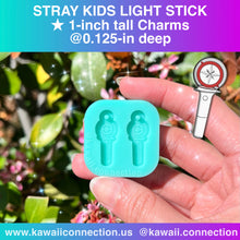 Load image into Gallery viewer, Stray Kids Light Stick Multi Size Options K-Pop Silicone Mold for Resin Earrings Keychains and Accessories
