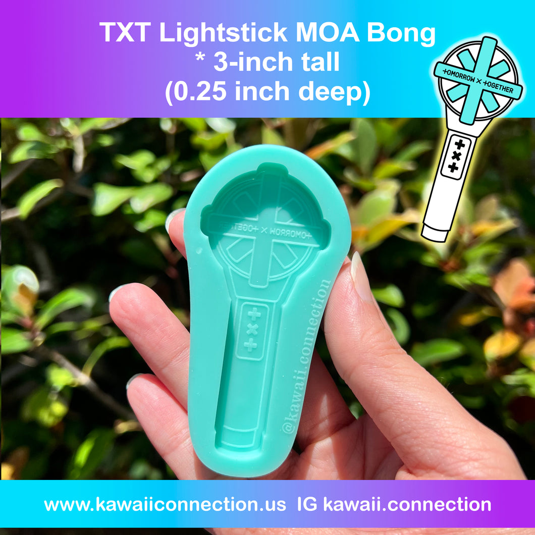 TINY 1-inch tall TXT PPULBATU Charms K-Pop Silicone Mold for Resin Keychains and Accessories