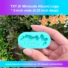 Load image into Gallery viewer, TXT Minisode Album Logo Multiple Size Options (see photos) K-Pop Silicone Mold for Resin Zipper Pull Phone Light Stick Earrings Pin Charms
