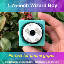 Load image into Gallery viewer, 1.75 inch Wizards Magic Boy Silicone Mold for Custom Resin Deco Shaker Charms Cabochons - Perfect Phone Grip size
