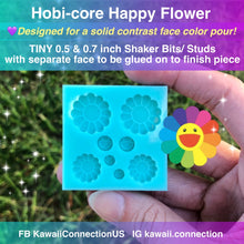 Load image into Gallery viewer, 1.75 inch BTS Hobi J-Hope Happy Flower (designed for a solid face color resin pour aka less painting!) Phone Grip Size Silicone Mold
