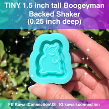 Load image into Gallery viewer, 1 inch or 2 inches NBC Oogie Boogie SHINY Backed Shaker Silicone Mold for Nightmare Before Christmas Custom Resin Bag Charms Keychain
