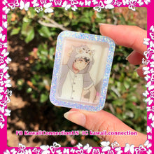 Load image into Gallery viewer, Rounded Rectangle (2 inch) Backed Shaker Silicone Mold for Resin Bag and Key Charms
