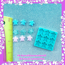 Load image into Gallery viewer, TINY Turtle Silicone Mold Palette for VSCO Resin Deco Charms Cabochons for Dollhouse Miniatures Bag Key Earrings Charms Shaker DIY
