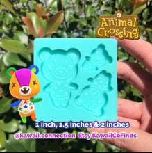 Load image into Gallery viewer, Stitches (3 sizes) from Animal Crossing Switch AC Villager Silicone Mold Palette for Custom Figure for Keychain Charm
