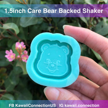 Load image into Gallery viewer, 1.5 inch Shiny Care Bears Detailed Design Silicone Mold for Custom Resin Deco Shaker Charms Cabochons Perfect for Phone Grip Grippie
