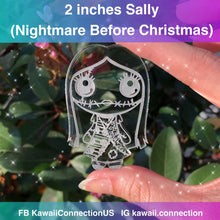 Load image into Gallery viewer, 2 inches NBC Sally Extremely Detailed Silicone Mold for Custom Resin Decor or Bag Charms
