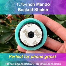Load image into Gallery viewer, 1.75 inch Mando Backed Shaker Silicone Mold for Custom Resin Bag and Key Charms - Perfect for Phone Grip
