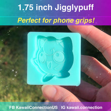 Load image into Gallery viewer, 1.75 inch Jigglypuff Silicone Mold for Custom Resin Deco Charms Cabochons - Perfect Phone Grip size
