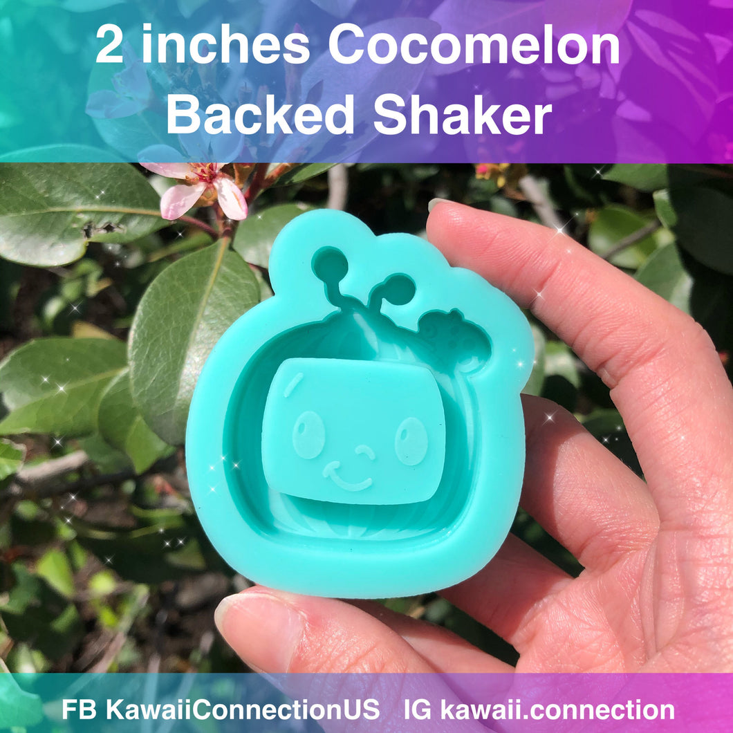 2 inches Backed Shaker Silicone Mold  for Custom Resin Keychain Charms