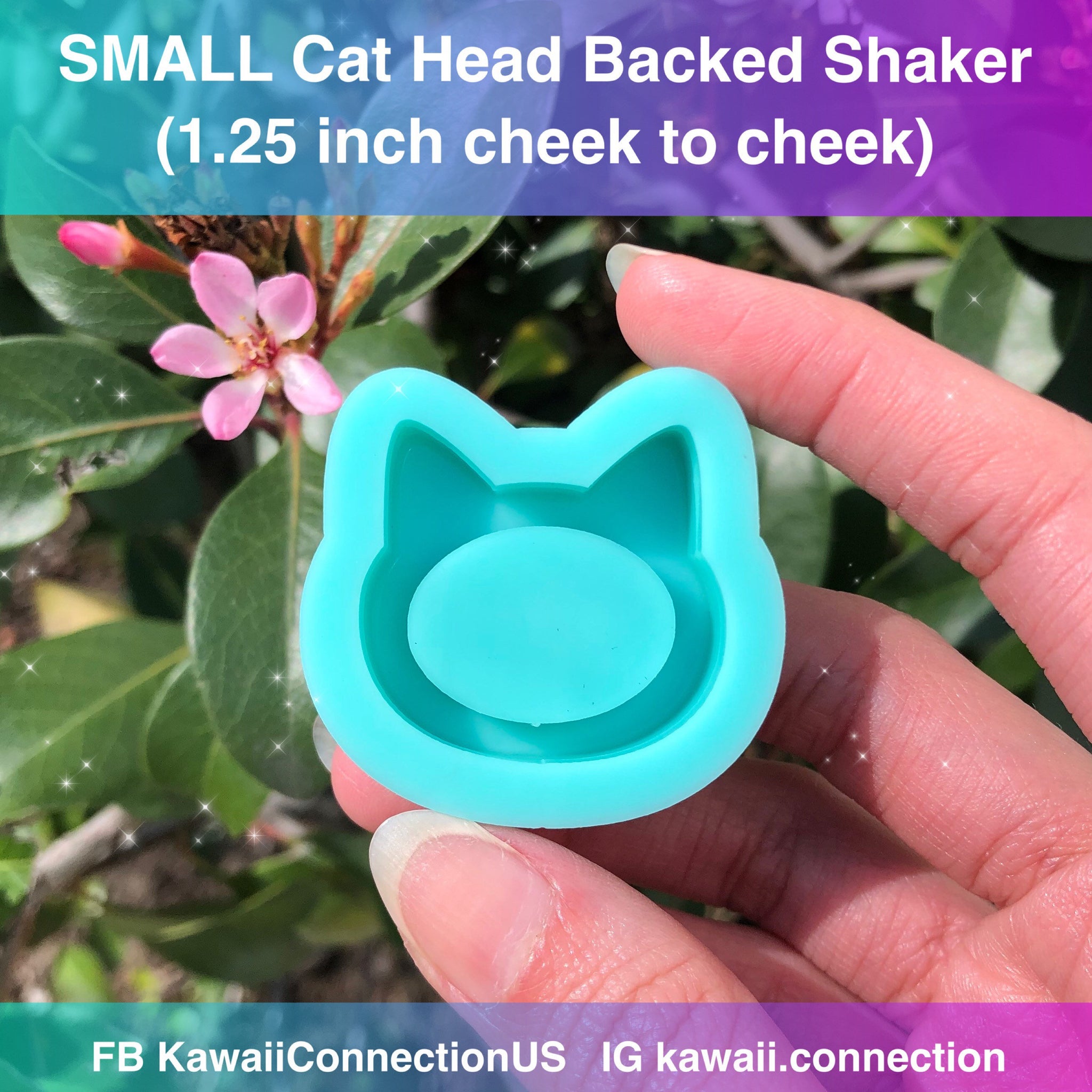 Cat Head Shaker Mold Cat Head Shaker Mold