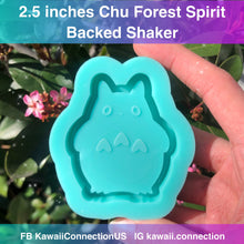 Load image into Gallery viewer, 1.75inch or 2.5inches Totoro Forest Spirit Shiny Backed Shaker Silicone Mold Palette for Anime Resin Deco Charms DIY
