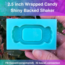 Load image into Gallery viewer, 2.5 inches Wrapped Kawaii Candy Backed Shaker Silicone Mold for Resin Deco Charms Cabochons DIY

