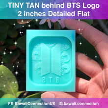 Load image into Gallery viewer, You *Choose* FLAT / Engraved K-Pop TINYTAN BTS Love Silicone Mold for Resin Plaster Deco Keychain Bag Charms

