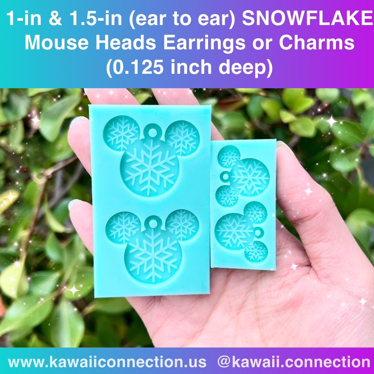 Funshowcase Mini Snowflake Lace Silicone Mold